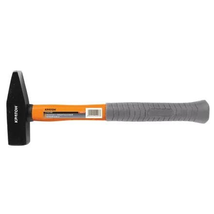 Молоток с фиберглассовой обрезиненной рукояткой  0,50кг   Кратон 2 15 01 007 купить в Екатеринбурге
