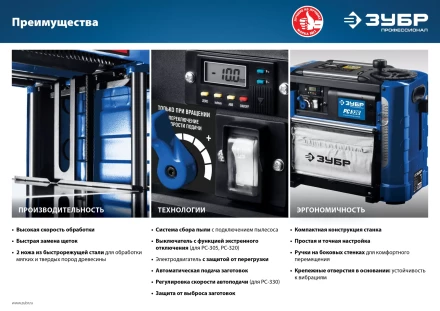 Станок рейсмусовый РС-320 серия ПРОФЕССИОНАЛ купить в Екатеринбурге