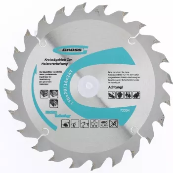 Пильный диск по дереву 160 x 20/16 x 24Т GROSS 73307 купить в Екатеринбурге