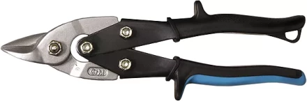 Ножницы по металлу "PIRANHA",230мм,прямой усил.рез (BULLDOG),сталь-СrMo,двухкомп.рук-ки  GROSS 78327 купить в Екатеринбурге