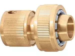 Соединитель латунный быстросъемный для шланга 3/4&quot; аквастоп  PALISAD 66265 купить в Екатеринбурге