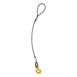 Строп канатный одноветвевой 1СК 5 т L=3 м с кч din 7.0 т опрессовка