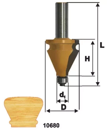 Фреза кром фигурная ф35х38мм хв 12мм 10680 купить в Екатеринбурге