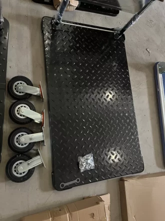 Тележка платформенная 950 кг TOR PH950 (1100х780) со складной ручкой (резиновые колеса 150 мм) 1024687 купить в Екатеринбурге