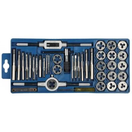 Набор ЗУБР &quot;МАСТЕР&quot; с металлореж. инструментом, метчики однопроходные и плашки М3-М12, оснастка - в пласт. боксе 40пред. 2810-H40_z01 купить в Екатеринбурге