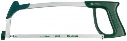 Ножовка по металлу, KRAFTOOL 15811, металлическая рукоятка, натяжение 120 кг, 300 мм 15811 купить в Екатеринбурге