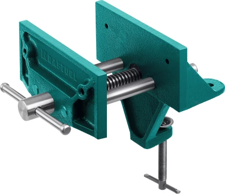 Тиски KRAFTOOL столярные переносные, на струбцине 32720-155 купить в Екатеринбурге