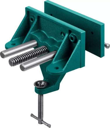 Тиски KRAFTOOL столярные переносные, на струбцине 32720-155 купить в Екатеринбурге