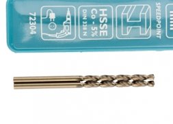 Сверло спиральное по металлу, 2,5 мм, HSS-Co, 2шт  GROSS 72304