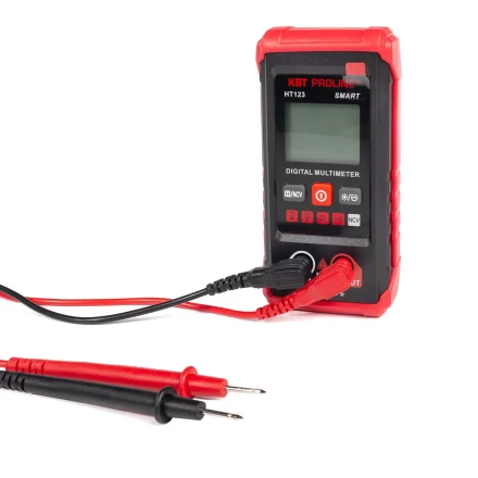 Мультиметр цифровой компактный КВТ SMART KT 123 с автоматическим выбором режимов и пределов измерений (88550) купить в Екатеринбурге