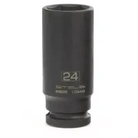 Головка ударная удлиненная шестигранная 24 мм 1/2" CrMo Stels 13949