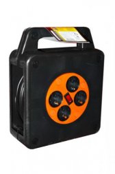 Удлинитель электрический силовой кат- чемодан 50м 4роз ЭНКОР 69616