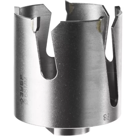 Коронка ЗУБР &quot;ПРОФИ&quot; &quot;ПРОУНИВЕРСАЛ&quot;, твердосплав резцы, бетон, кирпич, керам, цв мет, гипсокарт, пласт, дерево, d=68мм 29514-68 купить в Екатеринбурге