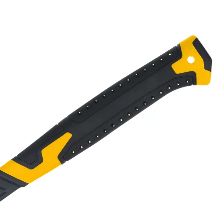 Топор цельнокованый 600 г Denzel 21499, двухкомпонентная обрезиненная рукоятка купить в Екатеринбурге