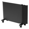 Конвектор электрический Denzel XCE-1500 B, 230 В, 1500 Вт, X-образный нагреватель черный 98128 купить в Екатеринбурге