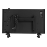 Конвектор электрический Denzel XCE-1500 B, 230 В, 1500 Вт, X-образный нагреватель черный 98128 купить в Екатеринбурге