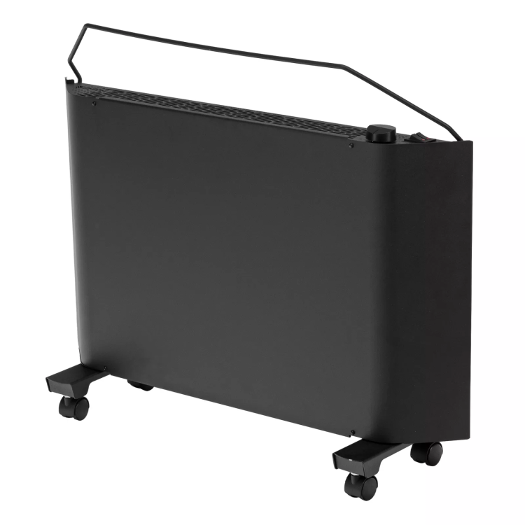 Конвектор электрический Denzel XCE-1500 B, 230 В, 1500 Вт, X-образный нагреватель черный 98128 купить в Екатеринбурге