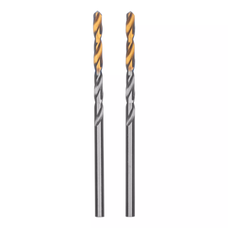 Сверло спиральное по металлу 3,2 x 65 мм, Р6М5, Golden Tip , 2шт. Denzel 718226 купить в Екатеринбурге