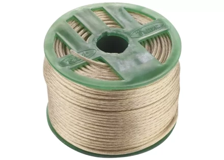 Трос металлополимерный  прозрачный ПР-6.0 6,0 мм толщина катушка 150 метров СИБРТЕХ 47640 купить в Екатеринбурге