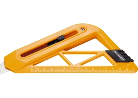 Нож с выдвижным лезвием и линейкой 18 мм SPARTA 789195 купить в Екатеринбурге