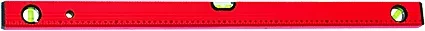 Уровень алюминиевый 400 мм 3 глазка красный линейка  MATRIX 33220 купить в Екатеринбурге
