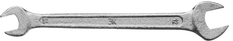 Ключ рожковый гаечный ЗУБР "СТАНДАРТ", оцинкованный, 10х12мм 27115-10-12 купить в Екатеринбурге