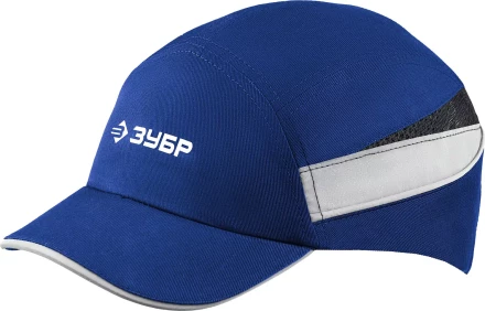 ЗУБР БИНОМ, синяя, ударопрочный корпус, укороченный козырёк 55 мм, размер от 54 до 59 см, защитная каскетка, Профессионал (11095) купить в Екатеринбурге