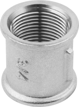 Муфта ЗУБР &quot;ЭКСПЕРТ&quot;, никелированная латунь, 3/4&quot; 51291-3/4 купить в Екатеринбурге