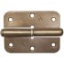 Петля накладная стальная &quot;ПН-85&quot;, цвет бронзовый металлик, левая, 85мм 37645-85L купить в Екатеринбурге