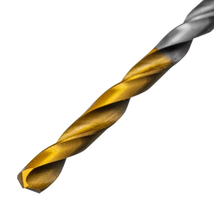 Сверло спиральное по металлу 3,5 x 70 мм, Р6М5, Golden Tip , 2шт. Denzel 718227 купить в Екатеринбурге