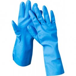 Перчатки ЗУБР нитриловые, повышенной прочности, с х/б напылением, размер XL 11255-XL