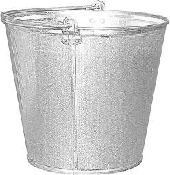 Ведро,12 л, оцинкованное  Россия 67591