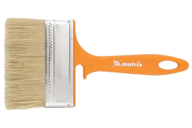 Кисть флейцевая "ФАСАД" 100х12 мм MATRIX Color Line 83392 купить в Екатеринбурге