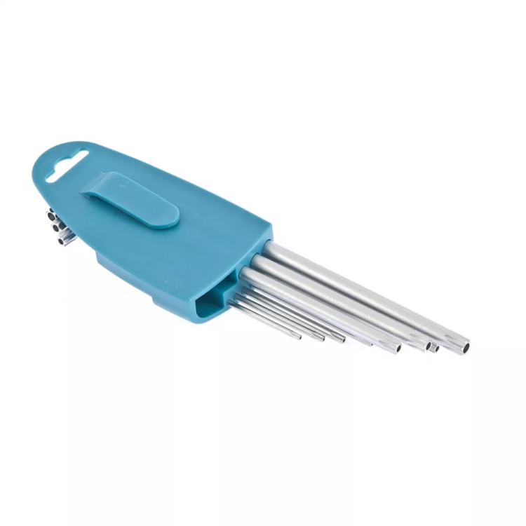 Набор ключей имбусовых TORX-TT T10-T50 экстра-длинные S2 сатинированные 9 шт Gross 16408 купить в Екатеринбурге