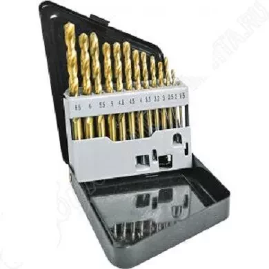 Набор сверл по мет 1,5-6,5мм 13шт мет. коробка Кратон 1 05 01 012 купить в Екатеринбурге