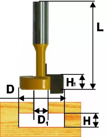Фреза паз. конструкционная ф127мм Т-обр хв. 8мм 46101 купить в Екатеринбурге