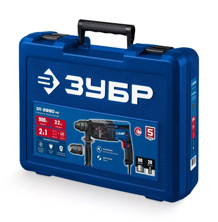 ЗУБР 28 мм, 900 Вт, перфоратор SDS Plus + БЗП, мет. корпус, Профессионал (ЗП-2890 МС) купить в Екатеринбурге