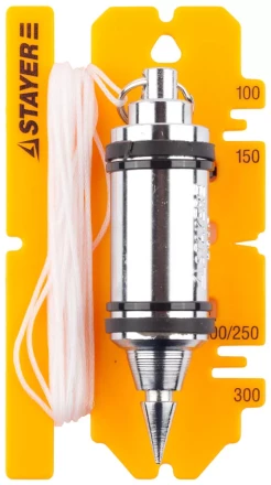 Отвес STAYER &quot;PROFI&quot; строительный со шнуром, с противоударным ободком, 250 г 06352-25 купить в Екатеринбурге