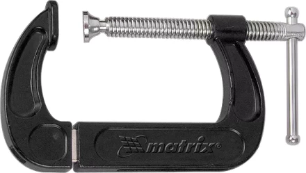 Струбцина G-образная, многоразмерная, поступенчатая регулировка, 2&quot;-3&quot; MATRIX PROFESSIONAL 20610 купить в Екатеринбурге
