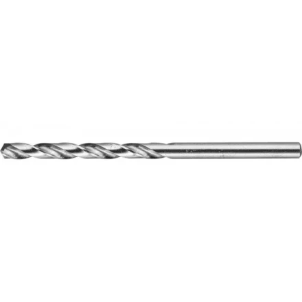 Сверло ЗУБР &quot;ЭКСПЕРТ&quot;  по металлу, цилиндрический хвостовик, быстрорежущая сталь Р6М5, класс точности А1, 4,2х75мм 4-29625-075-4.2 купить в Екатеринбурге