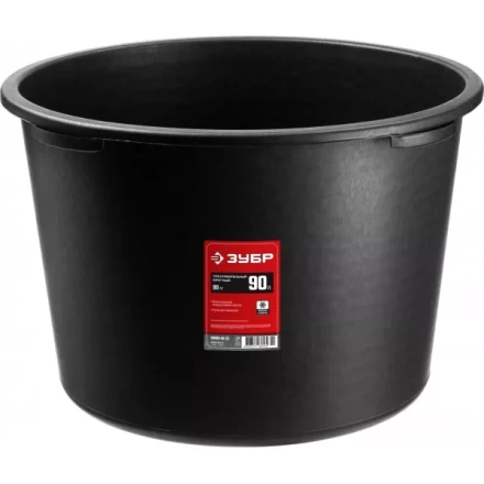 Кадка ЗУБР "ЭКСПЕРТ" строительная пластмассовая, 90л 06095-90_z03 купить в Екатеринбурге