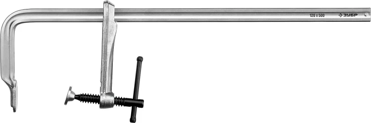 ЗУБР КС-500/120, F, 500 х 120 мм, цельнокованая струбцина, Профессионал (32157-120-500) купить в Екатеринбурге