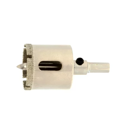 Сверло по керамической плитке и стеклу Сибртех, 30 х 55 мм, шестигранный хвостовик, с центрующим сверлом, 72716 купить в Екатеринбурге