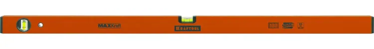 Уровень KRAFTOOL коробчатый усиленный, точность (0,5мм/м), 2 ампулы, 100 см 34577-100 купить в Екатеринбурге
