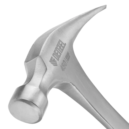 Молоток-гвоздодер 450 г Denzel, цельнометаллический, двухкомпонентная рукоятка, 10423 купить в Екатеринбурге