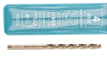 Сверло спиральное по металлу, 4,0 мм, HSS-Co  GROSS 72312 купить в Екатеринбурге