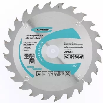 Пильный диск по дереву 185 x 20/16 x 24Т GROSS 73313