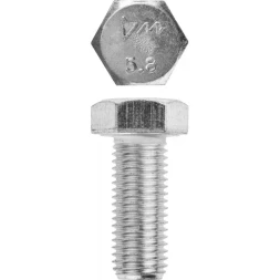 Болт ЗУБР &quot;МАСТЕР&quot; с шестигранной головкой, ГОСТ 7798-70, класс прочности 5.8, оцинкованный, M16x40мм, 5кг 303080-16-040