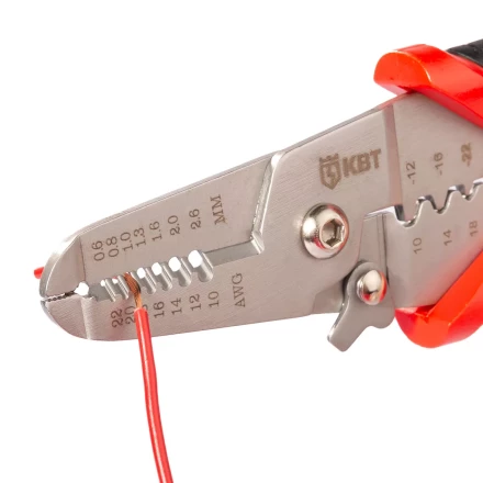Многофункциональный стриппер КВТ WSS-01 для снятия изоляции с проводов 0.35–6.0 мм (102398) купить в Екатеринбурге