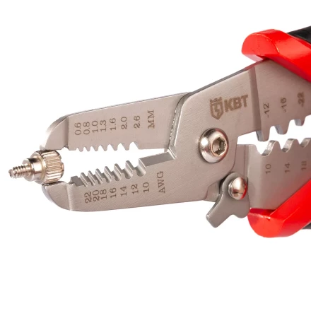 Многофункциональный стриппер КВТ WSS-01 для снятия изоляции с проводов 0.35–6.0 мм (102398) купить в Екатеринбурге